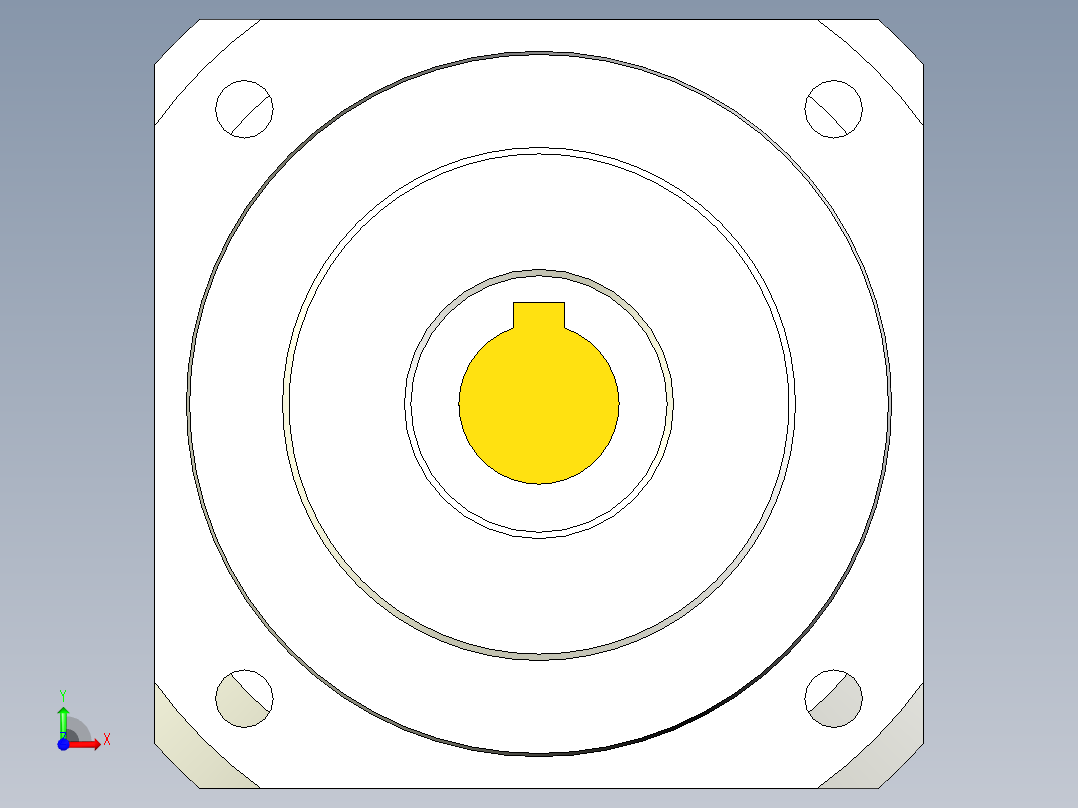直齿孔PLX120-L2 22-110-145-M8.stp前视图