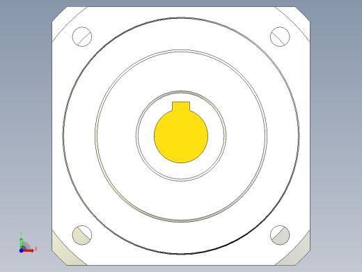 直齿孔PLX120-L2 22-110-145-M8.stp前视缩略图