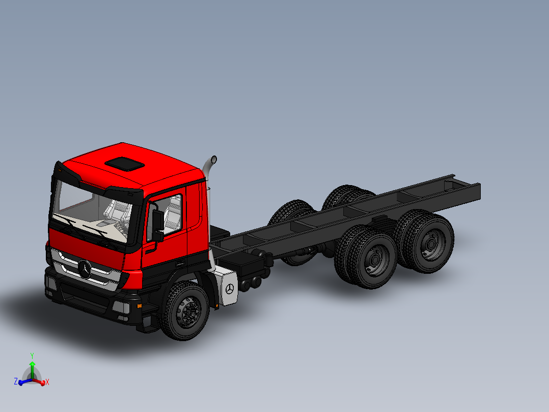 车底盘 (4)主视图