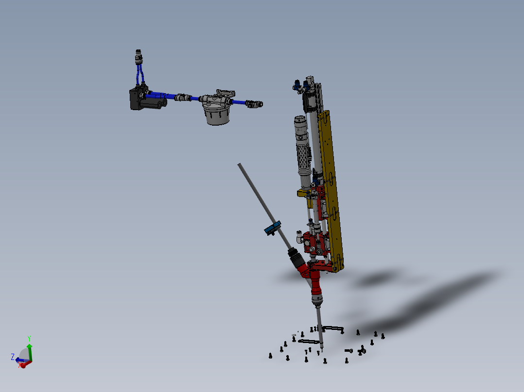 自动螺钉枪机构