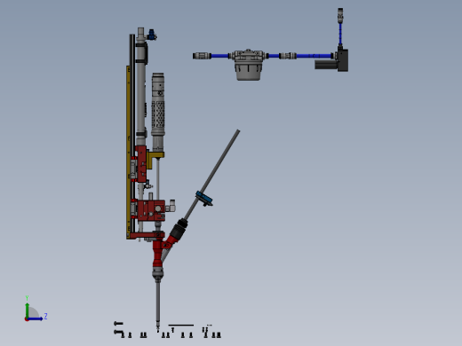 自动螺钉枪机构左视缩略图