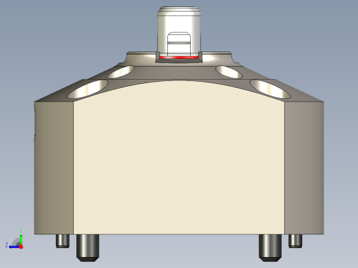 KOSMEKSFA2000-G0N-100多系列多零件图纸模型多系列多零件图纸模型右视缩略图