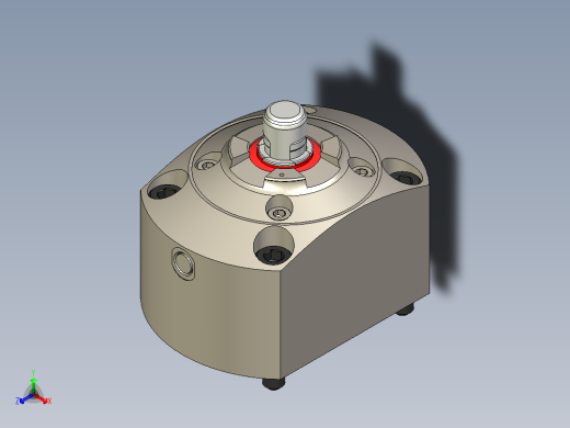 KOSMEKSFA2000-G0N-100多系列多零件图纸模型多系列多零件图纸模型正等轴测缩略图