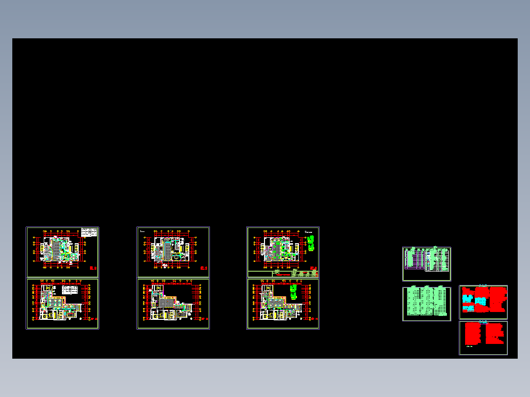银行支行空调通风图纸