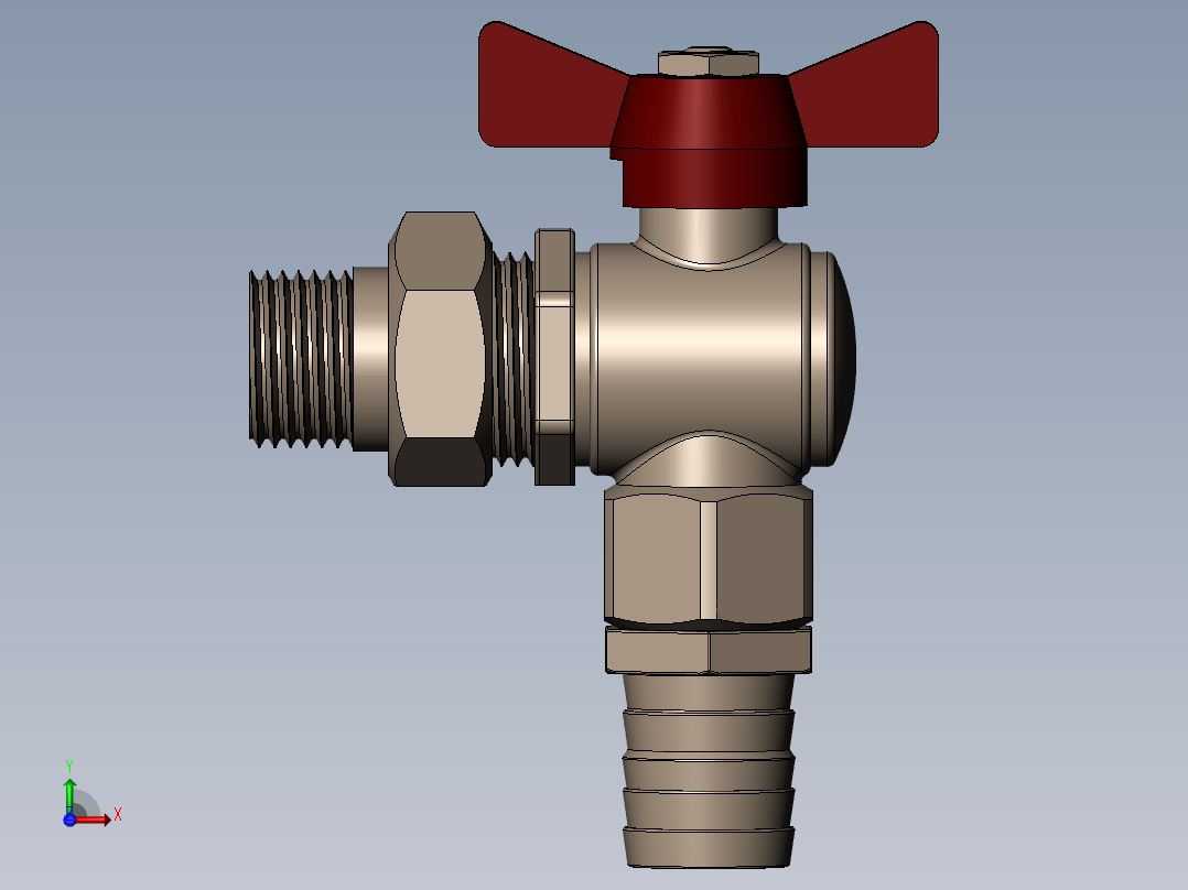 水龙头 花洒(6)前视图