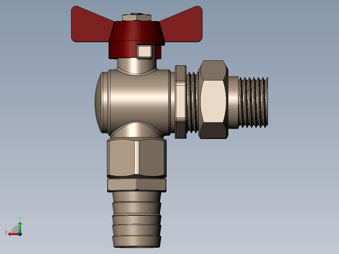水龙头 花洒(6)后视图