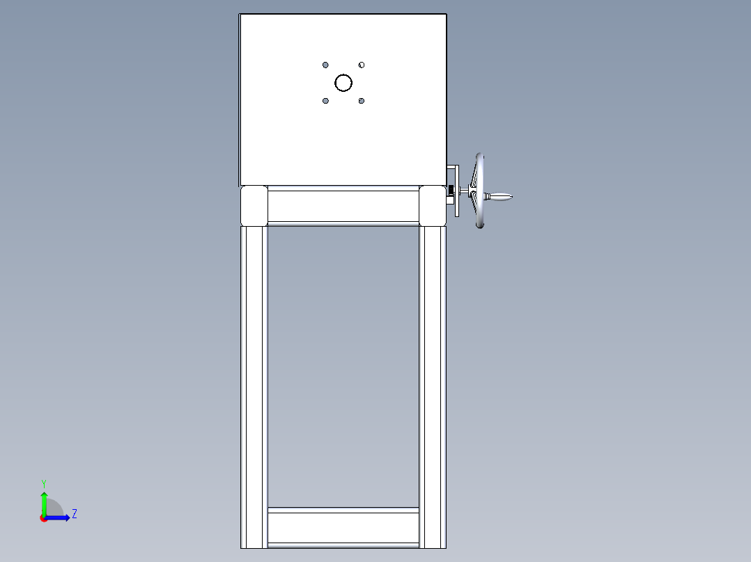 A2004305-胶带切割机左视图