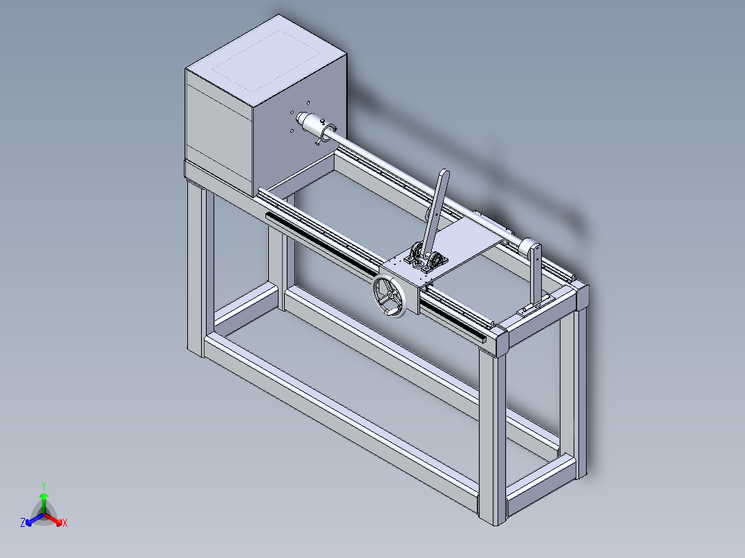 A2004305-胶带切割机正等轴测图