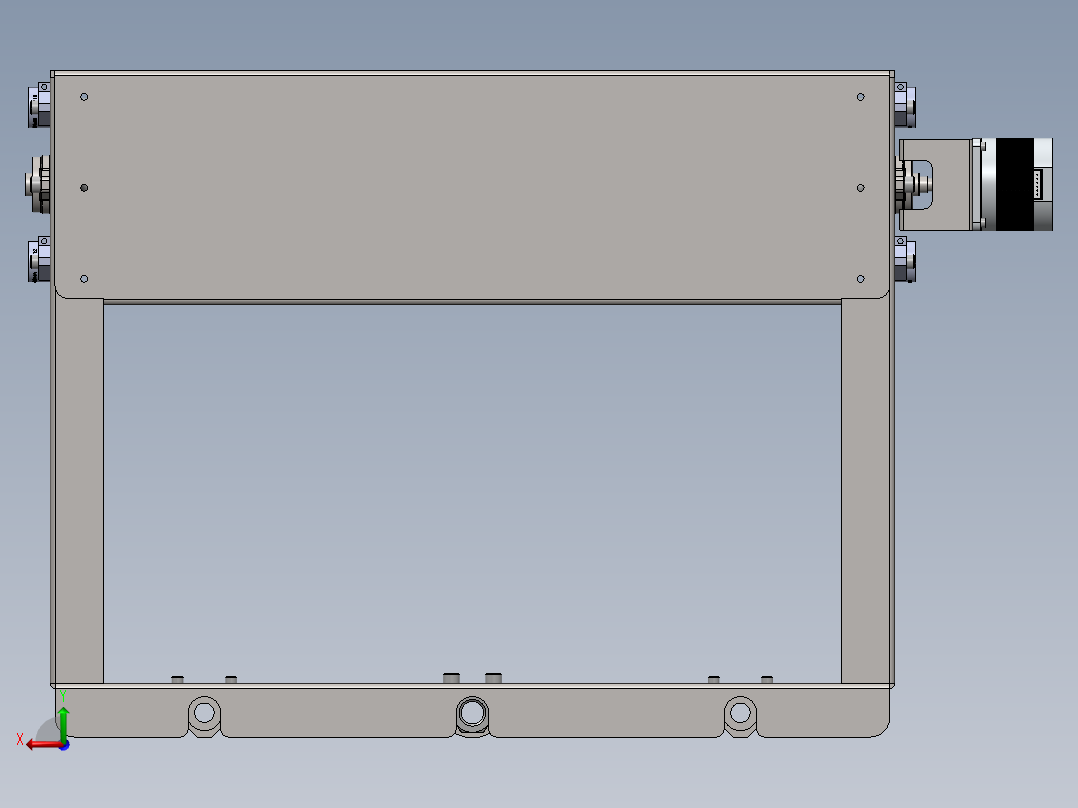 axis CNC 雕刻机后视图