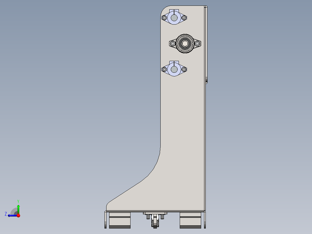 axis CNC 雕刻机右视图