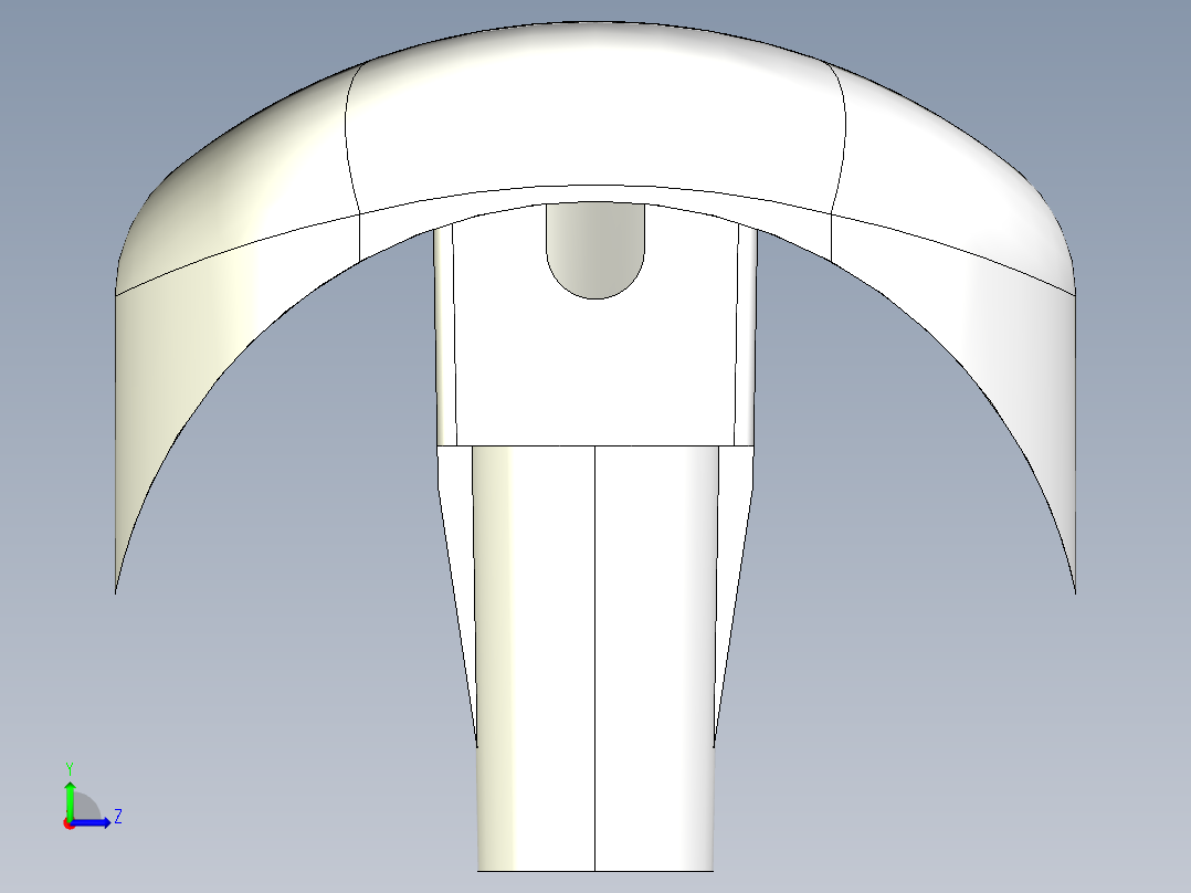 用于健身器材的手动脉搏传感器左视图