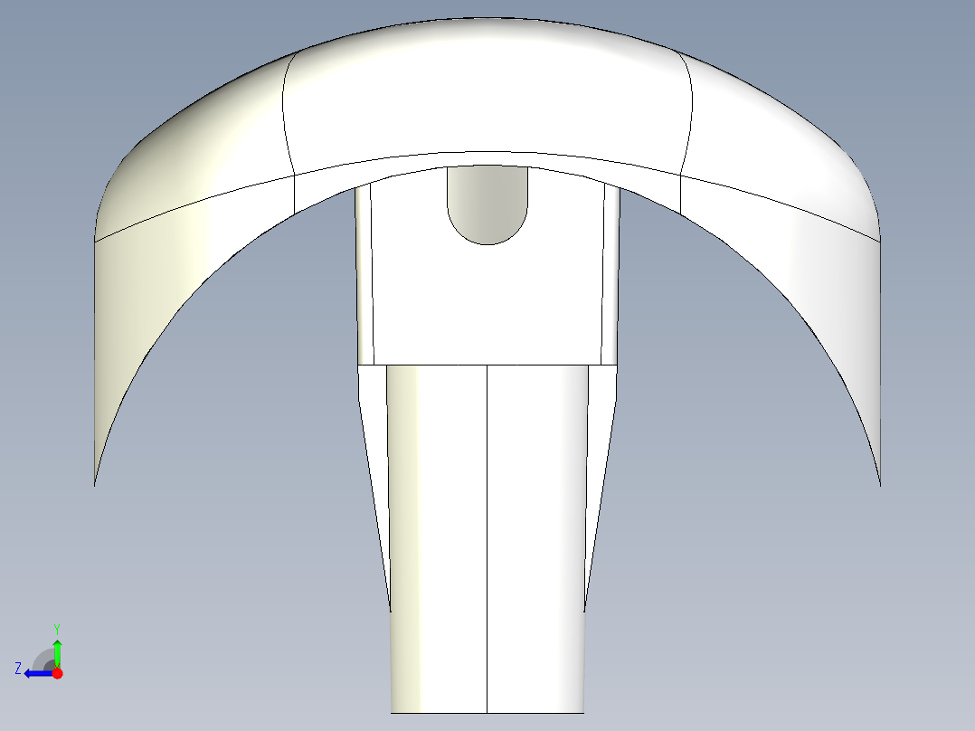 用于健身器材的手动脉搏传感器右视图