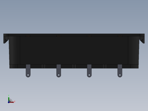 4路NCR18650B电池座前视缩略图