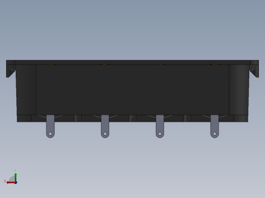 4路NCR18650B电池座后视缩略图