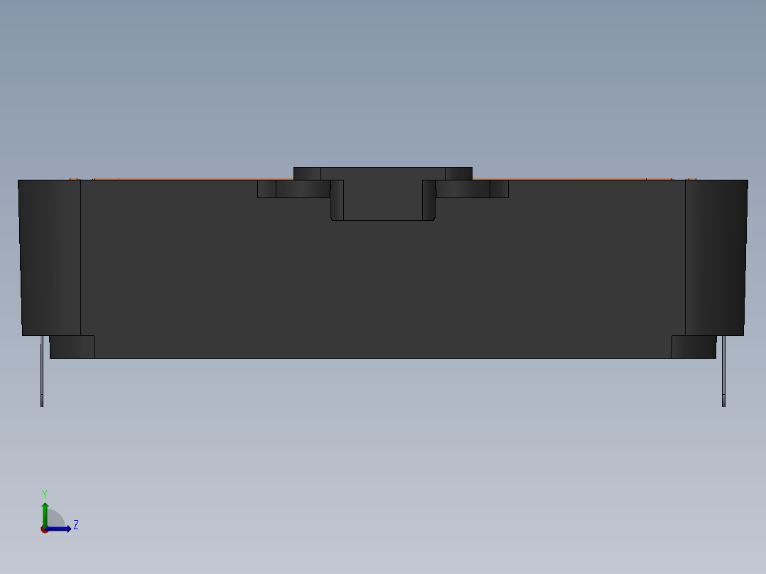 4路NCR18650B电池座左视图