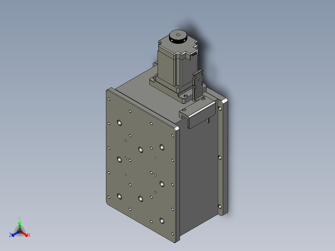 DZ50-1623-ST线性升降主视图