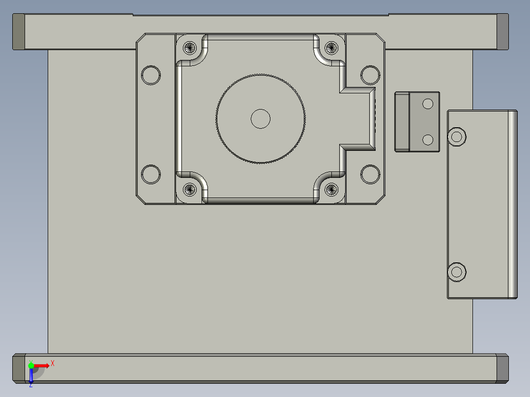 DZ50-1623-ST线性升降俯视图