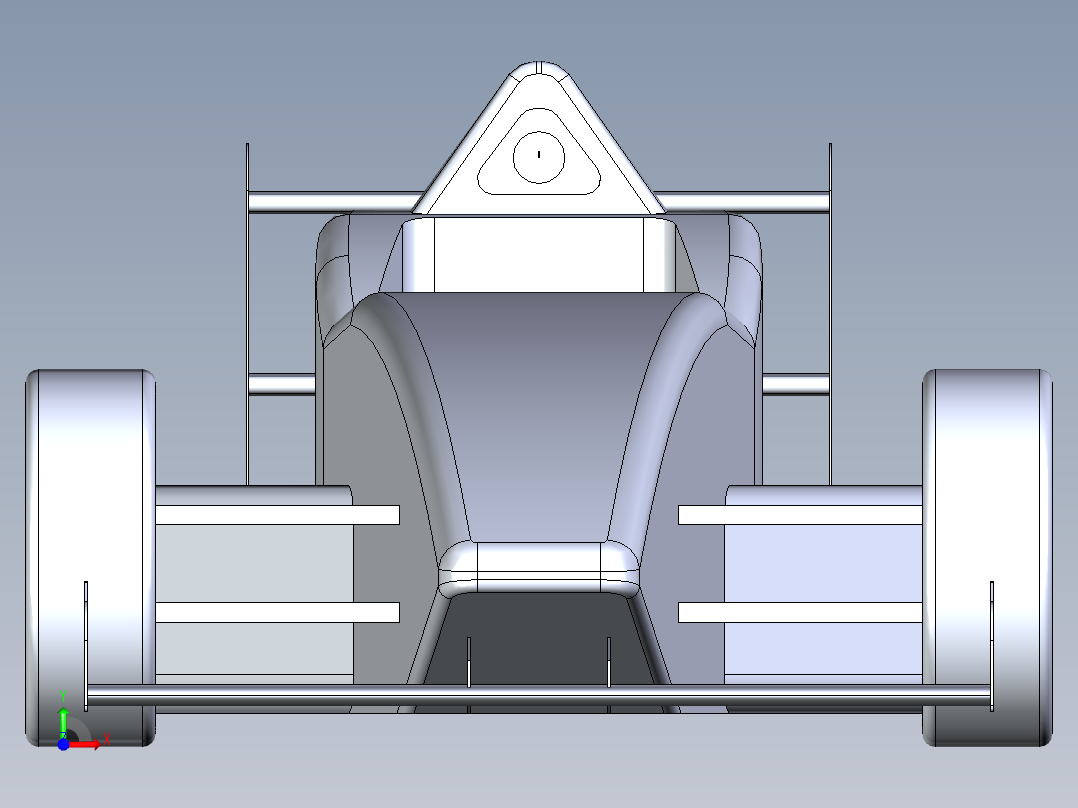通用F1模拟前视图