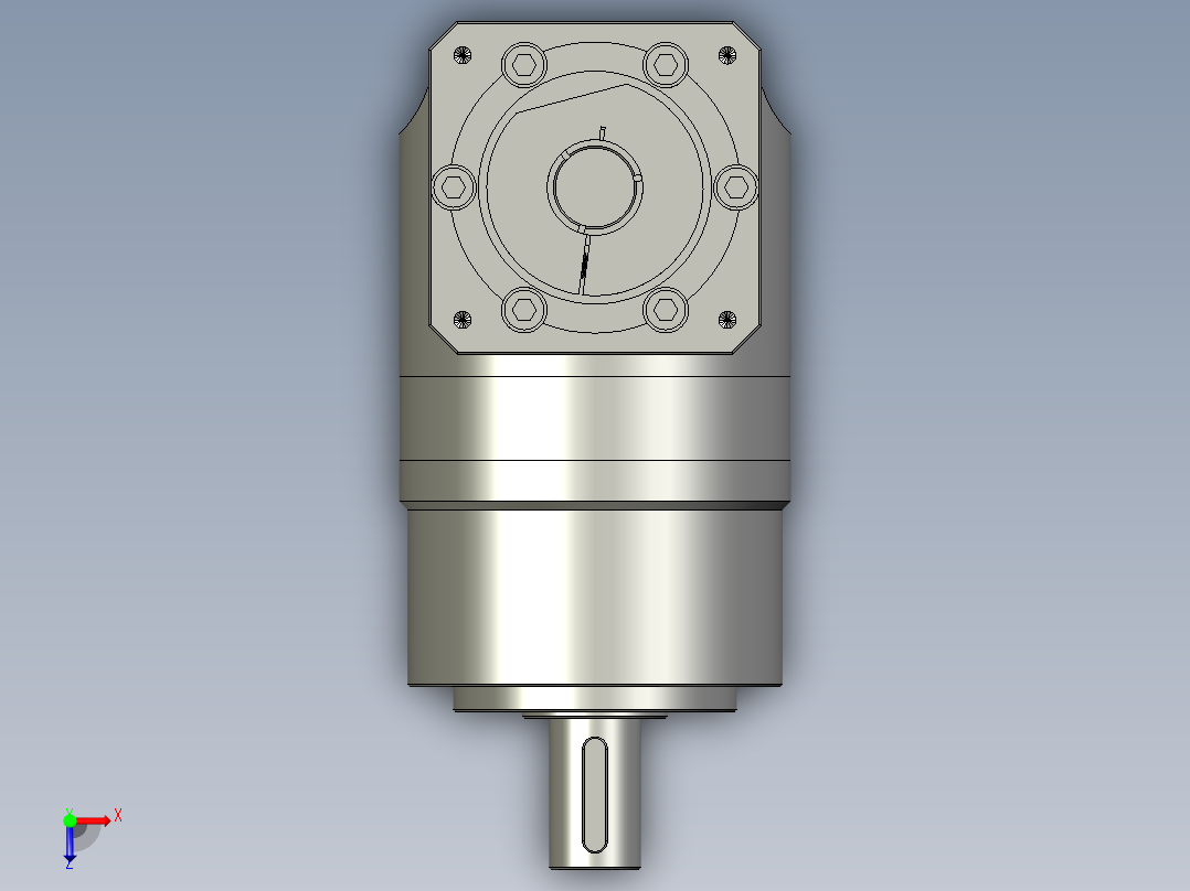 ZLR090-L1直角行星减速机ZLR090D-L1-5-S2-P2-19-70-90-M5-45_ZLR090D-L1-(320)-S2-P2-19-70-90-M5-45俯视图