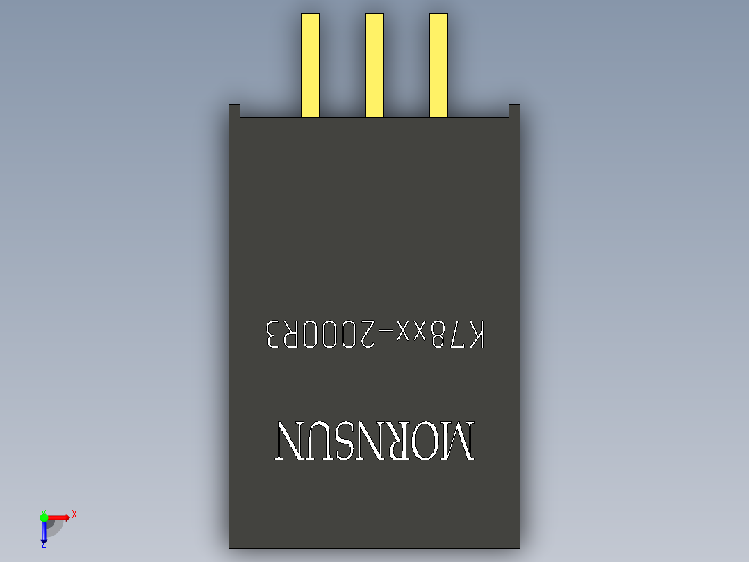 金升阳K78xx-2000R3俯视图