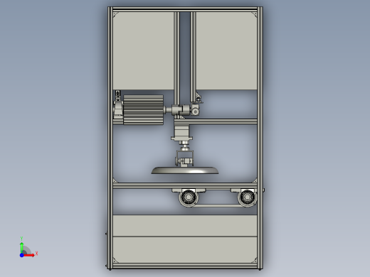社区街道分类垃圾收集房前视缩略图
