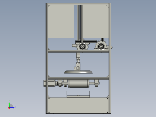 社区街道分类垃圾收集房左视缩略图