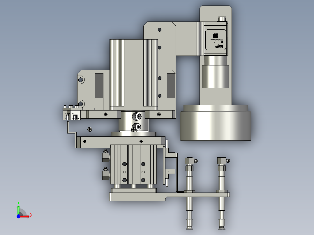 M070-XYZTableZ轴吸嘴模组前视图