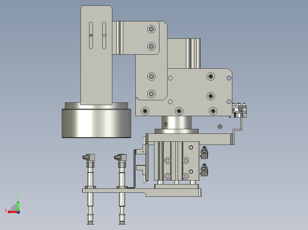M070-XYZTableZ轴吸嘴模组后视图