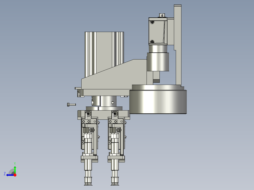 M070-XYZTableZ轴吸嘴模组右视图
