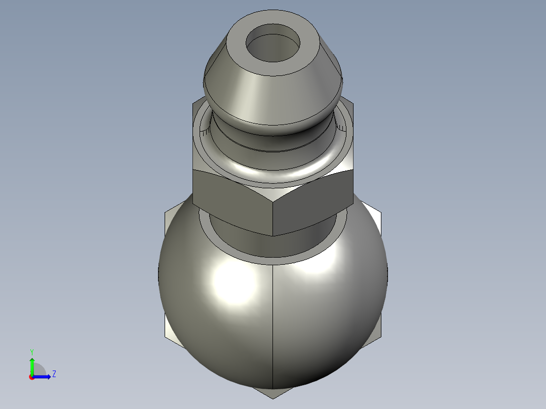弯脖喷嘴左视图