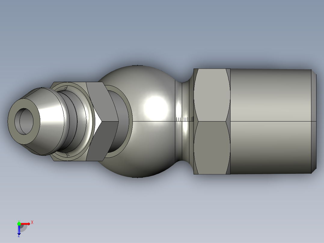 弯脖喷嘴俯视图