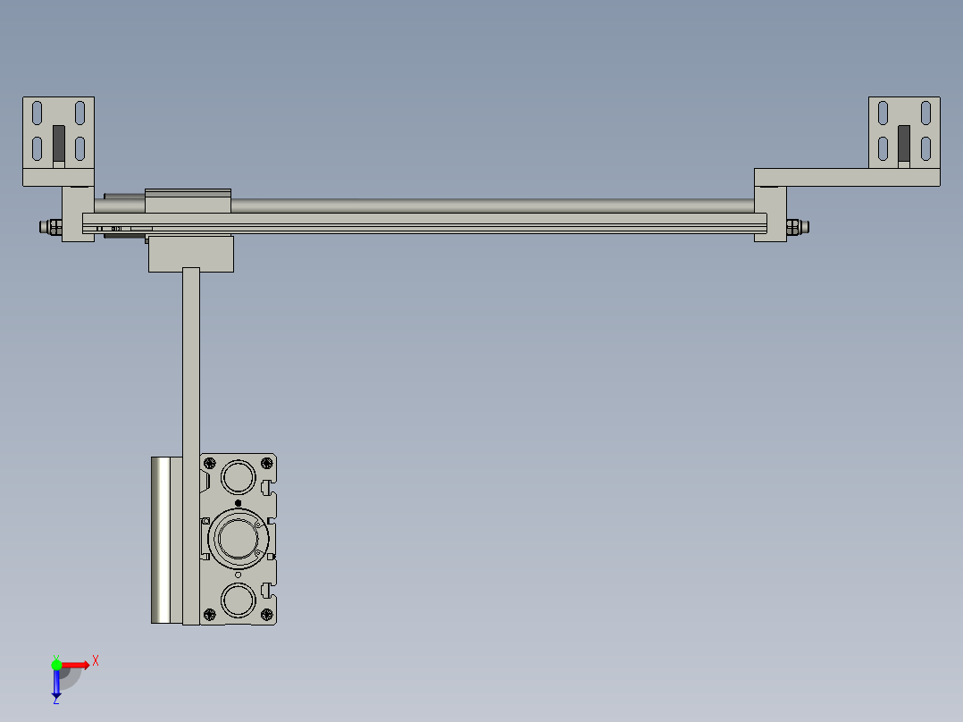 050000分料部件-1俯视图