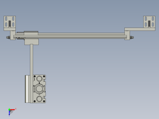 050000分料部件-1俯视缩略图