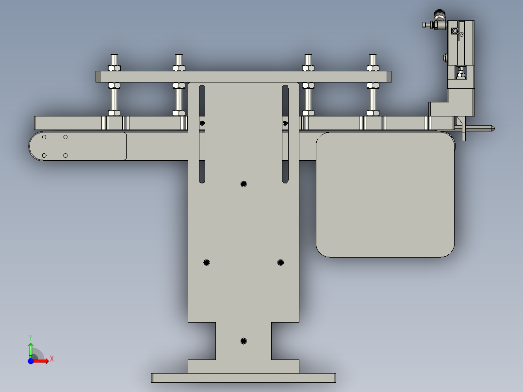 振动盘组件前视图