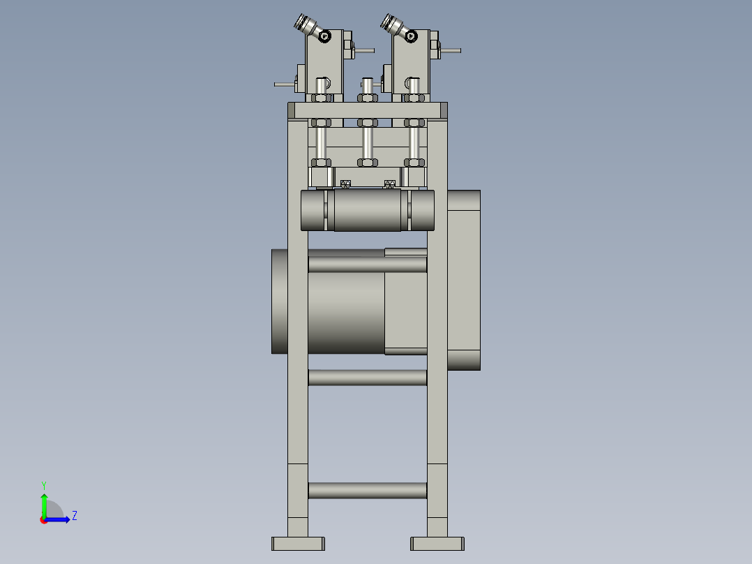 振动盘组件左视图