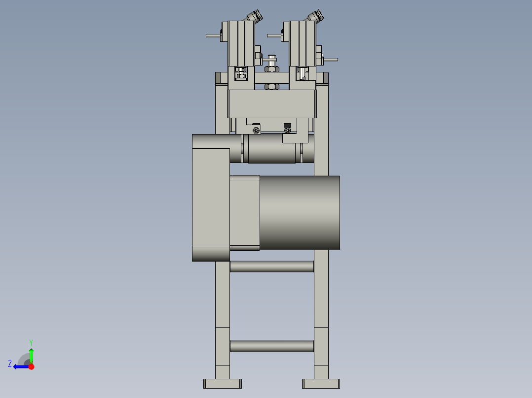 振动盘组件右视图