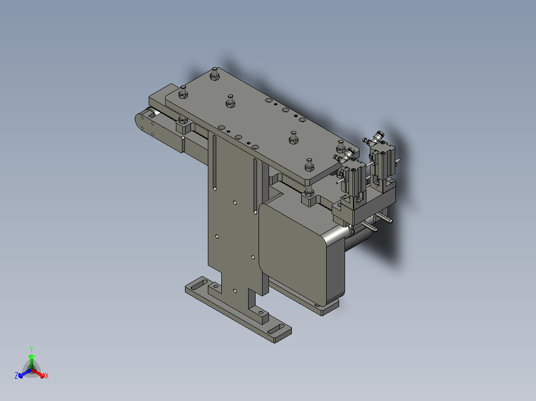 振动盘组件正等轴测图