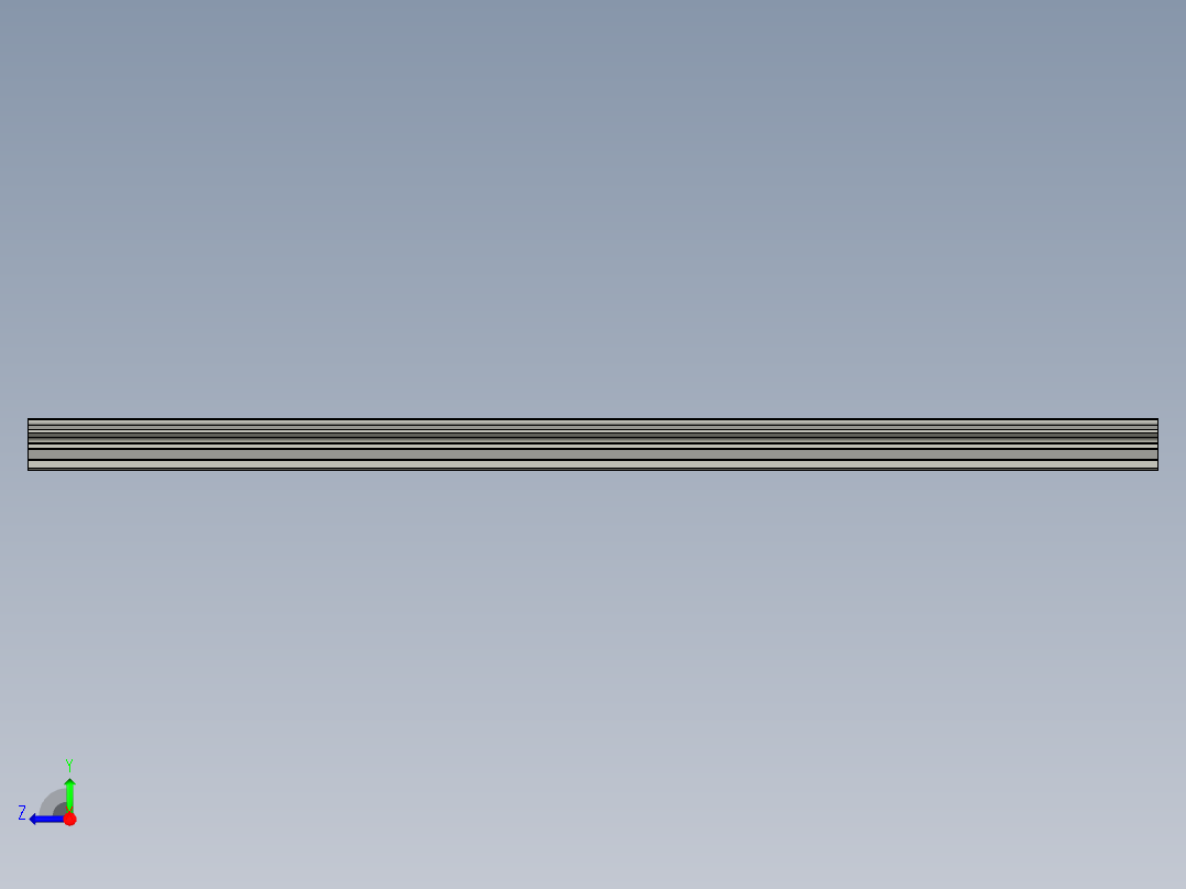 滑轨HGW45CB-830右视图