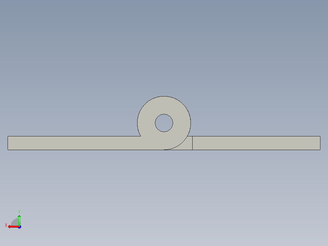 P127-L系列螺钉安装型外露式合页PDNSL-35后视图