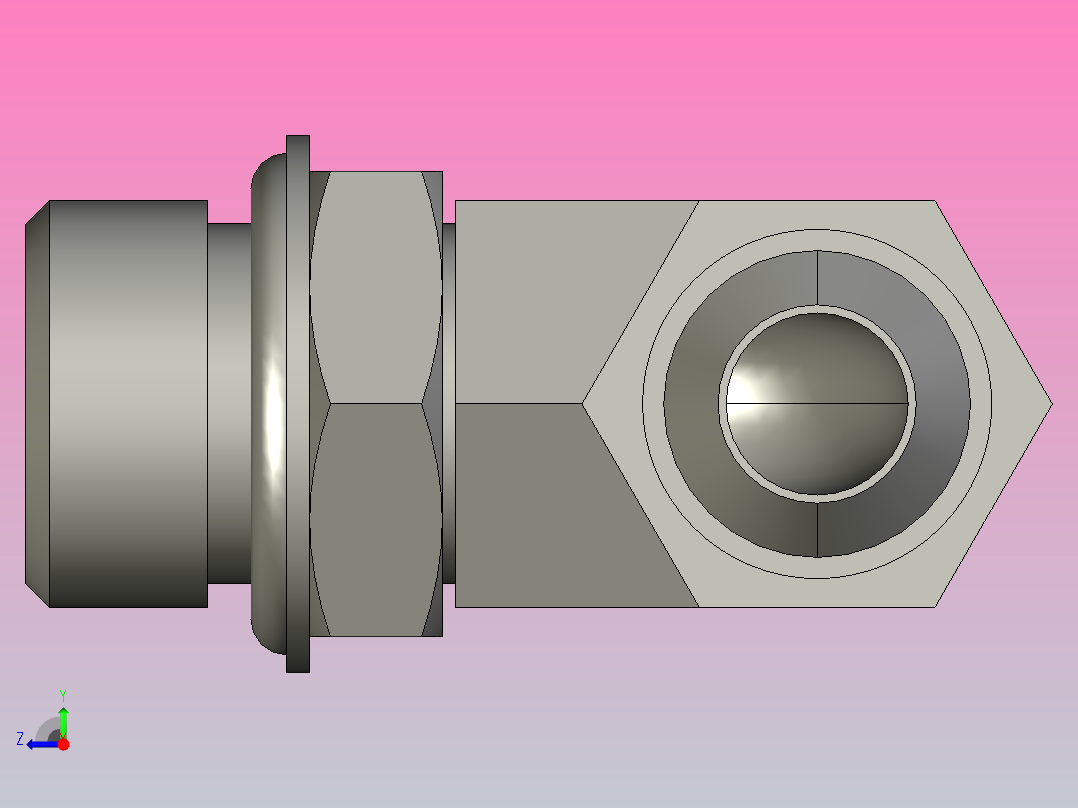 8 10 c5ox s硬管接头右视图