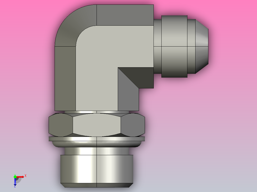 8 10 c5ox s硬管接头俯视图