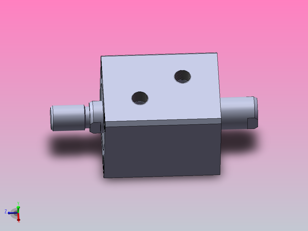 佑嘉欣油缸MPJ.D-40-20-外牙主视图