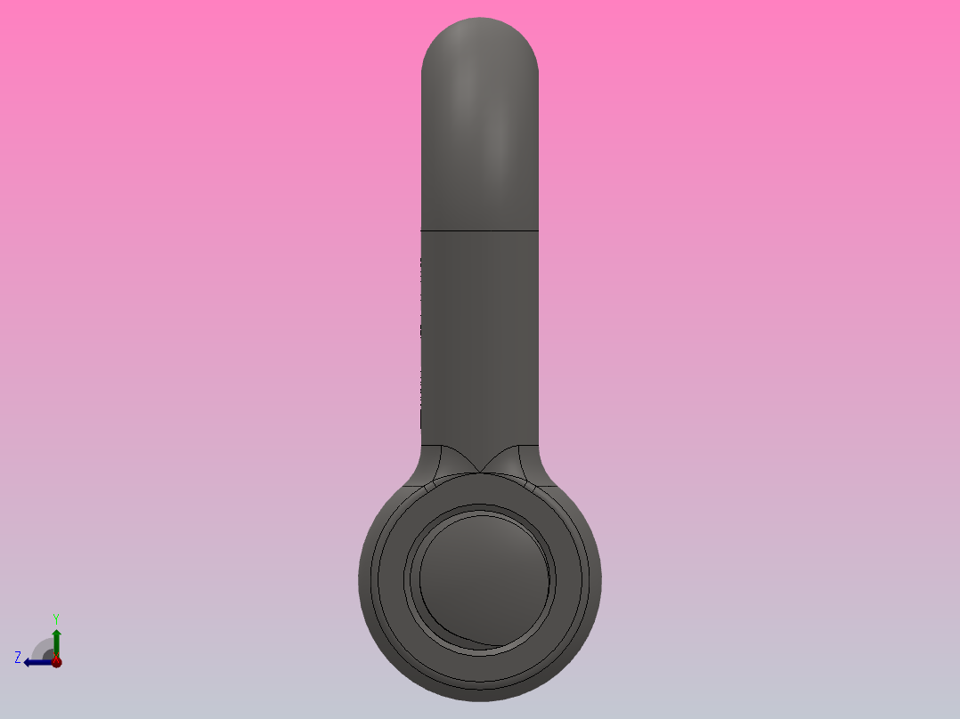 2T D提升卸扣和销右视图