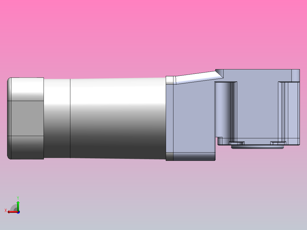 东洋电机140W中空后视图