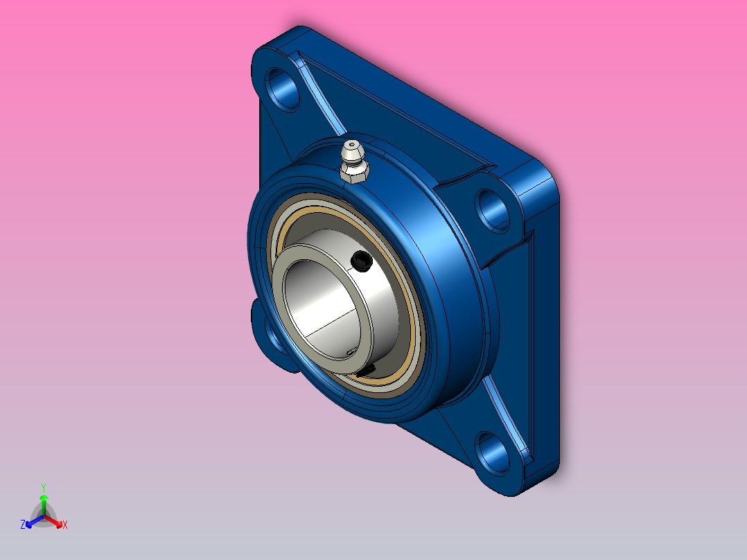 UCF 206轴承主视图