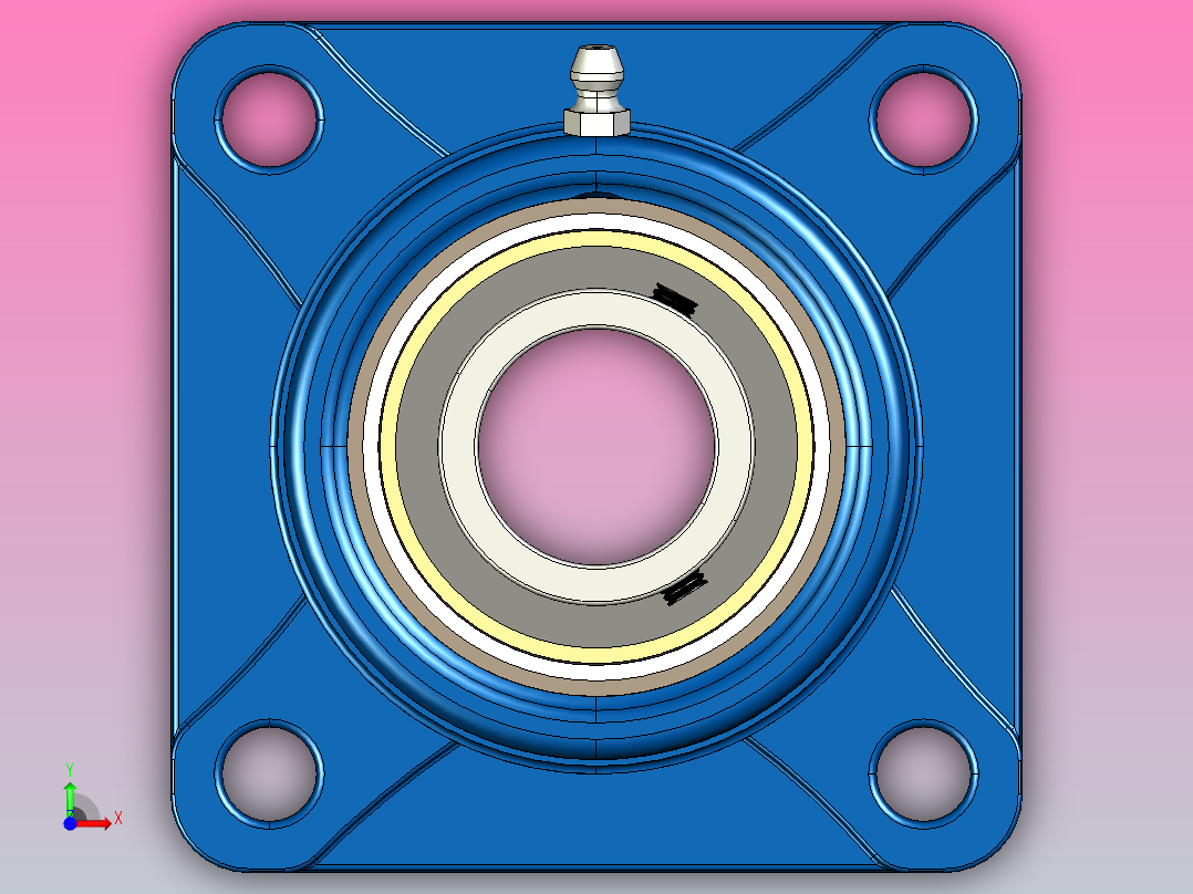 UCF 206轴承前视图