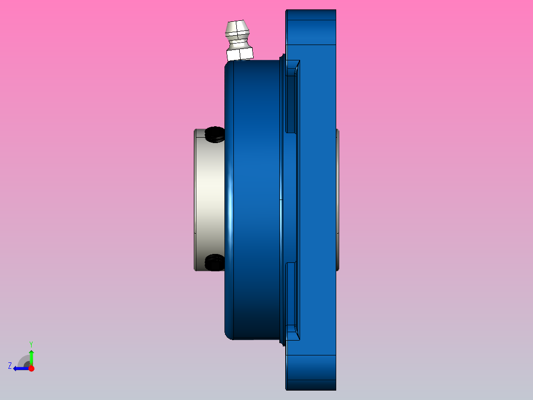 UCF 206轴承右视图