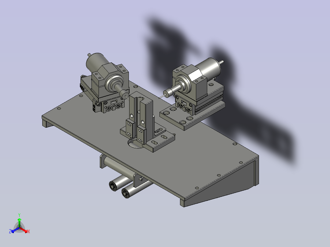 前端连接板组件主视图