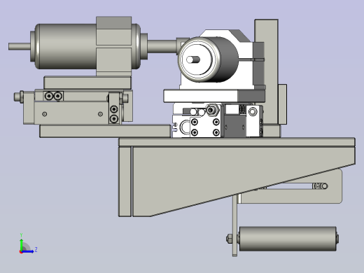 前端连接板组件左视缩略图
