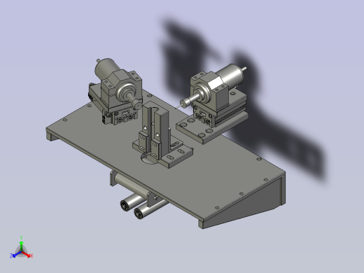 前端连接板组件正等轴测缩略图